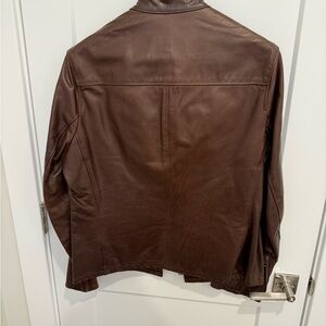 Schott NYC Rich Brown Leather Jacket